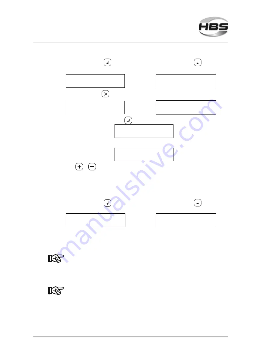 HBS CDM 3201 Operating Manual Download Page 38