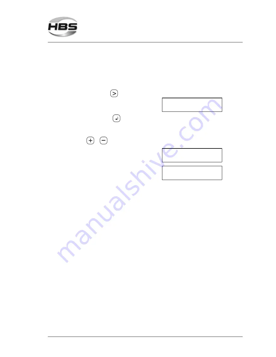 HBS CDM 3201 Operating Manual Download Page 41