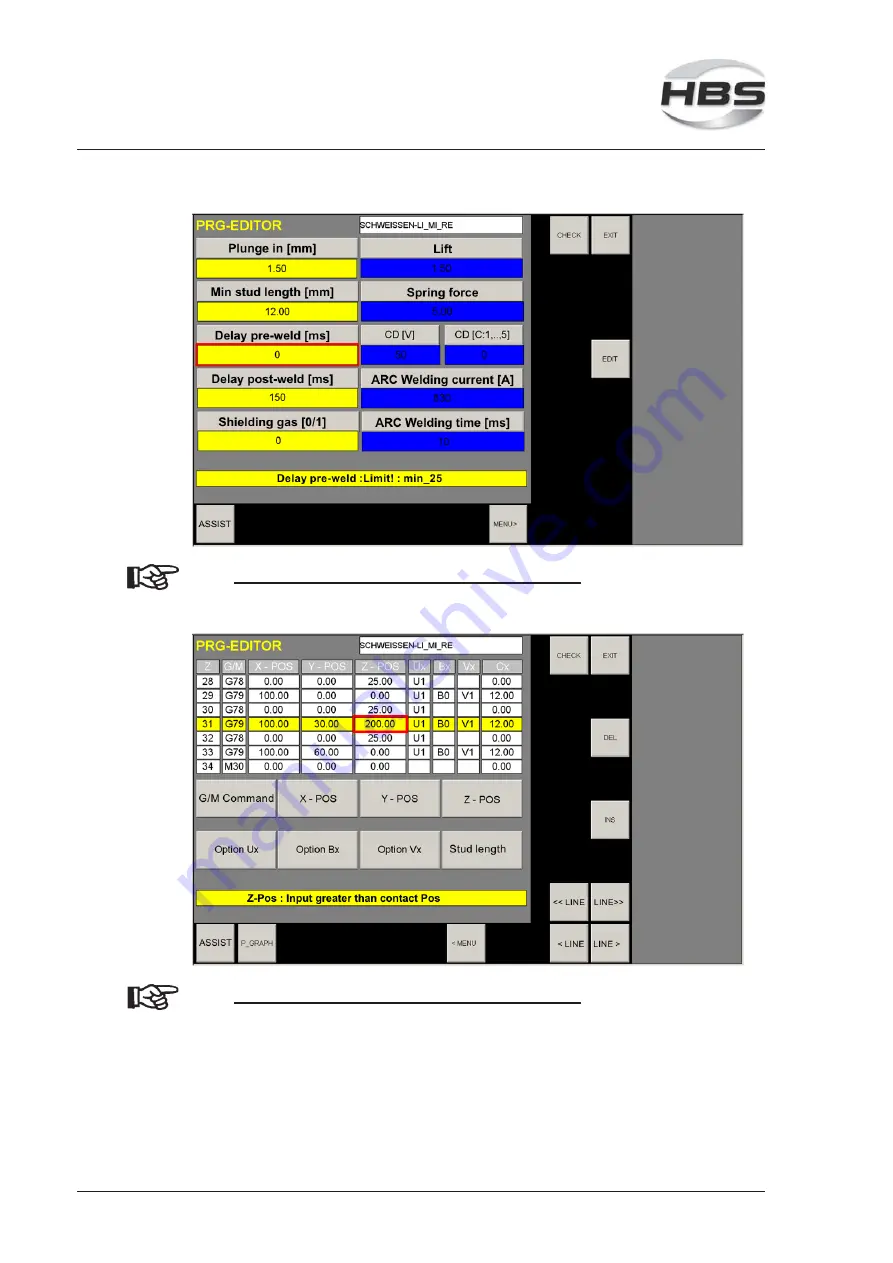 HBS CPW 0604 Скачать руководство пользователя страница 78