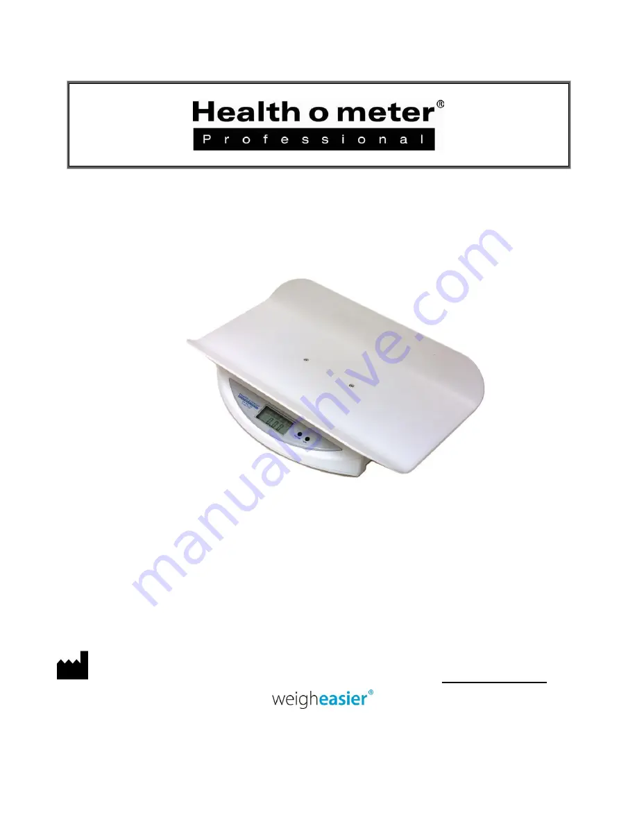 Health O Meter 549KG User Instructions Download Page 1