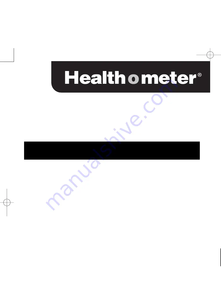 Health O Meter 7631 Скачать руководство пользователя страница 2