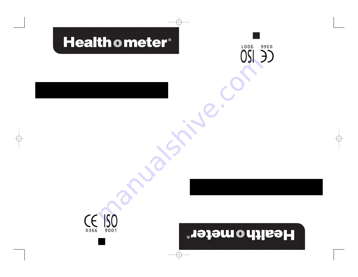 Health O Meter 7632 Скачать руководство пользователя страница 23