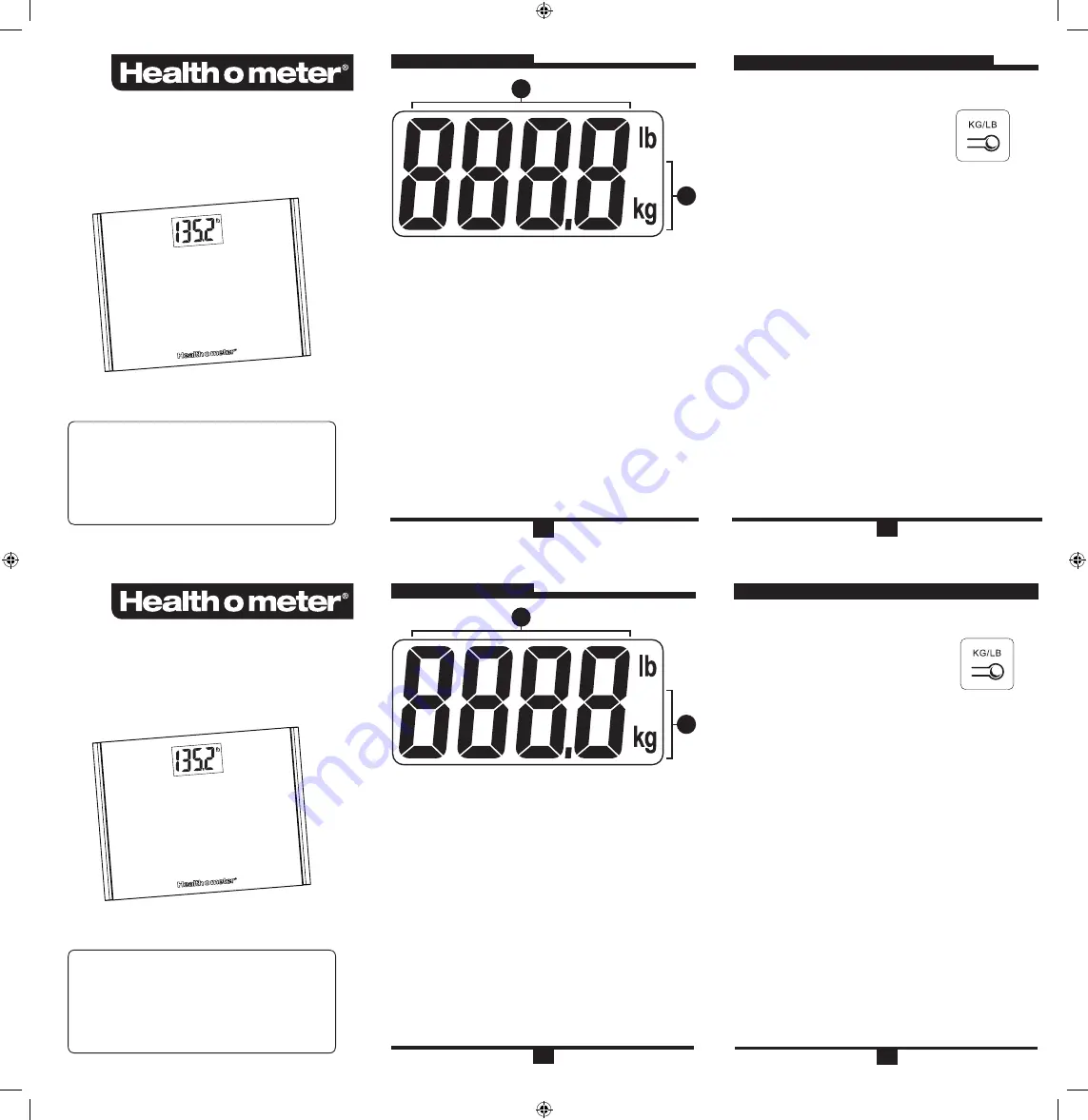 Health O Meter HDL489-60 User Manual Download Page 1