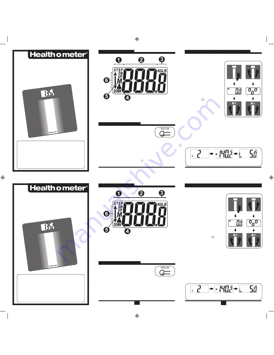 Health O Meter HDM169-60 User Manual Download Page 1