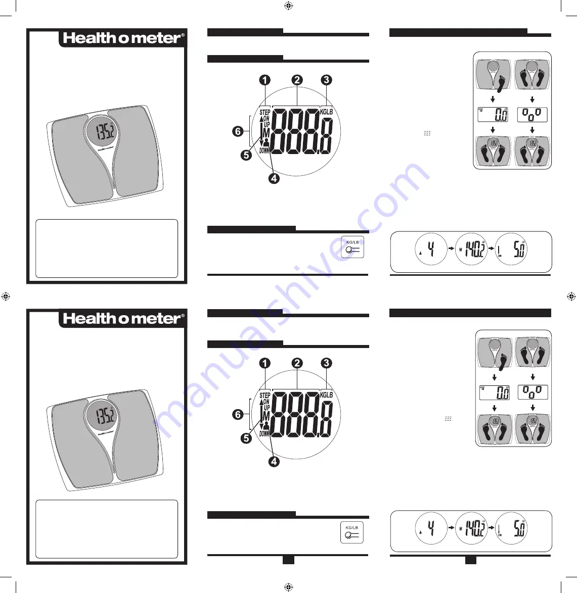 Health O Meter HDM173-99 User Manual Download Page 1