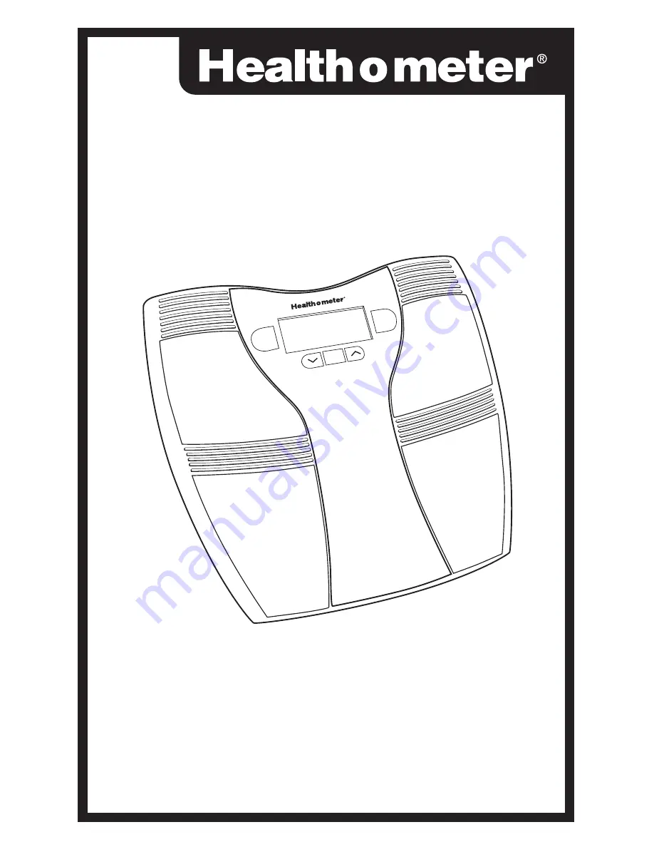 Health O Meter Healthometer BFM980 User Manual Download Page 1