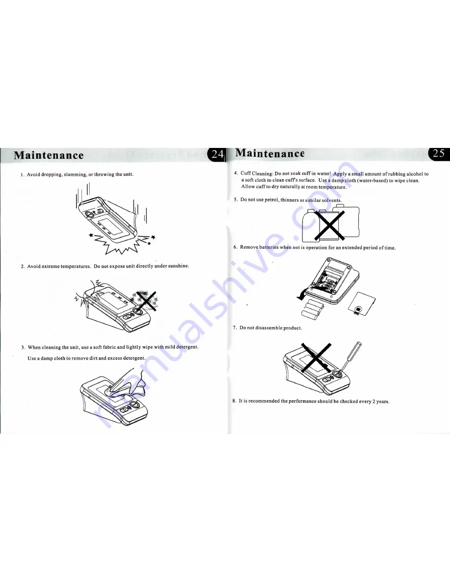 health sense BP-1303 Owner'S Manual Download Page 14