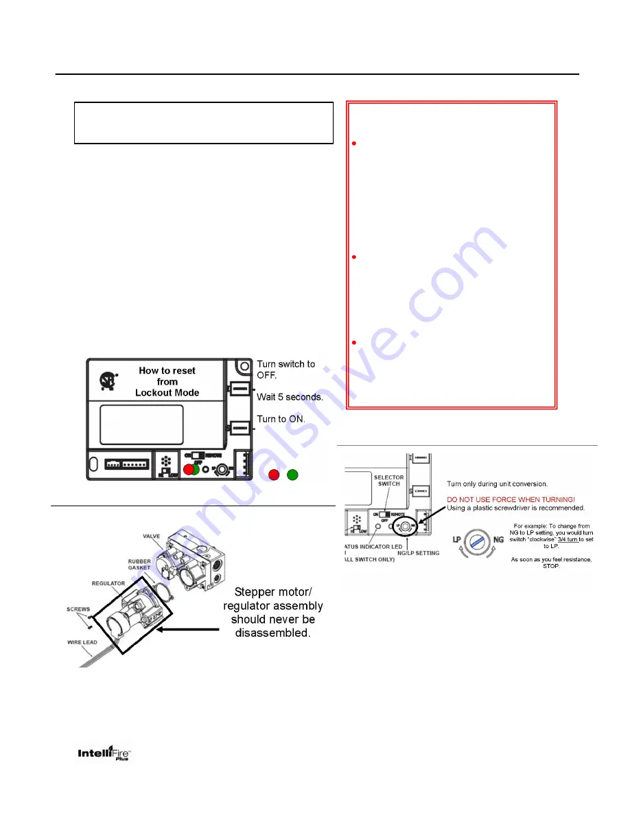 Hearth & Home IntelliFire Plus Скачать руководство пользователя страница 13