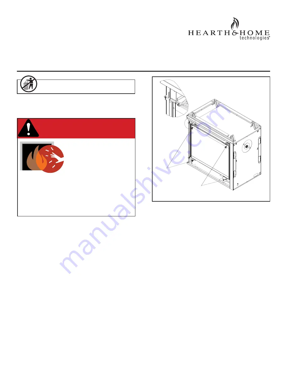 Hearth & Home MSFR-36-BK Installation Instructions Download Page 1