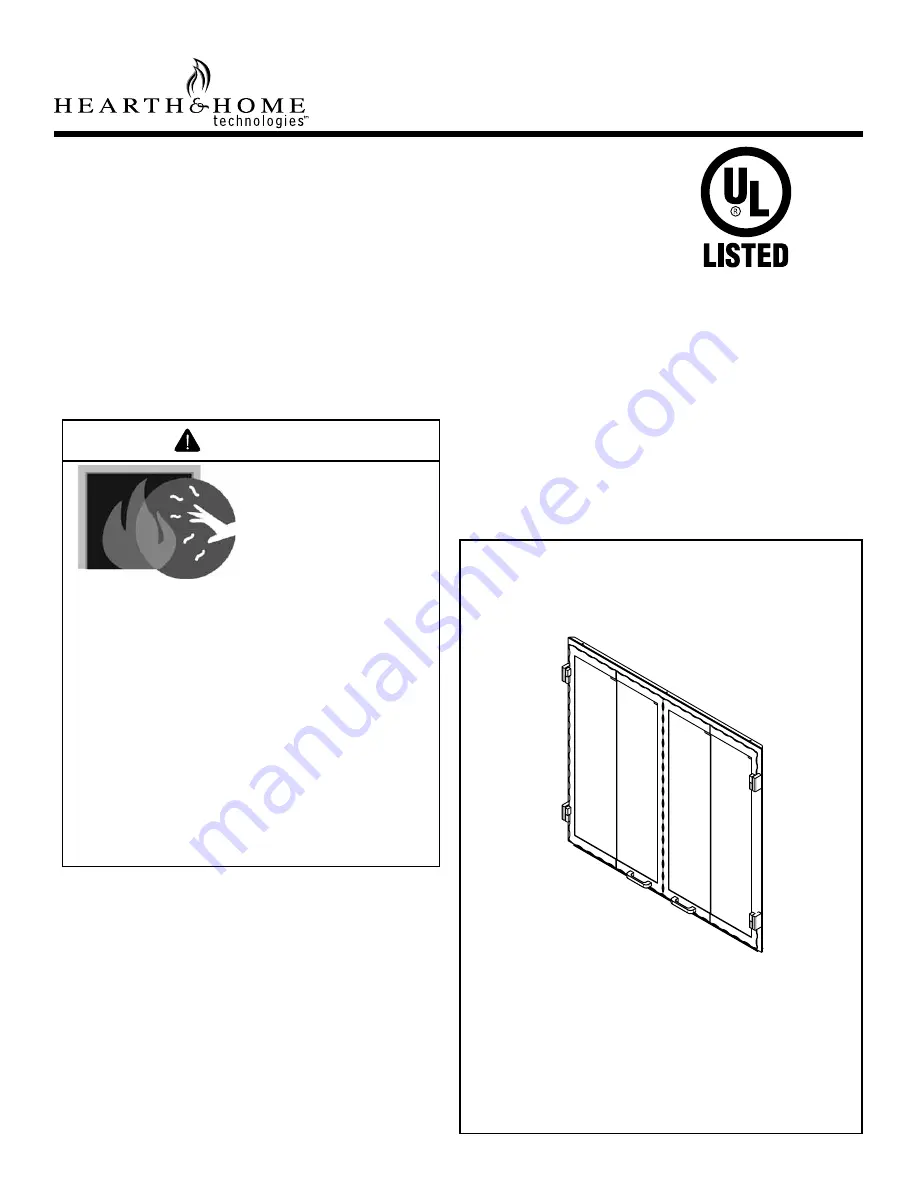 Hearth & Home ODGF42 Installation Instructions Download Page 1