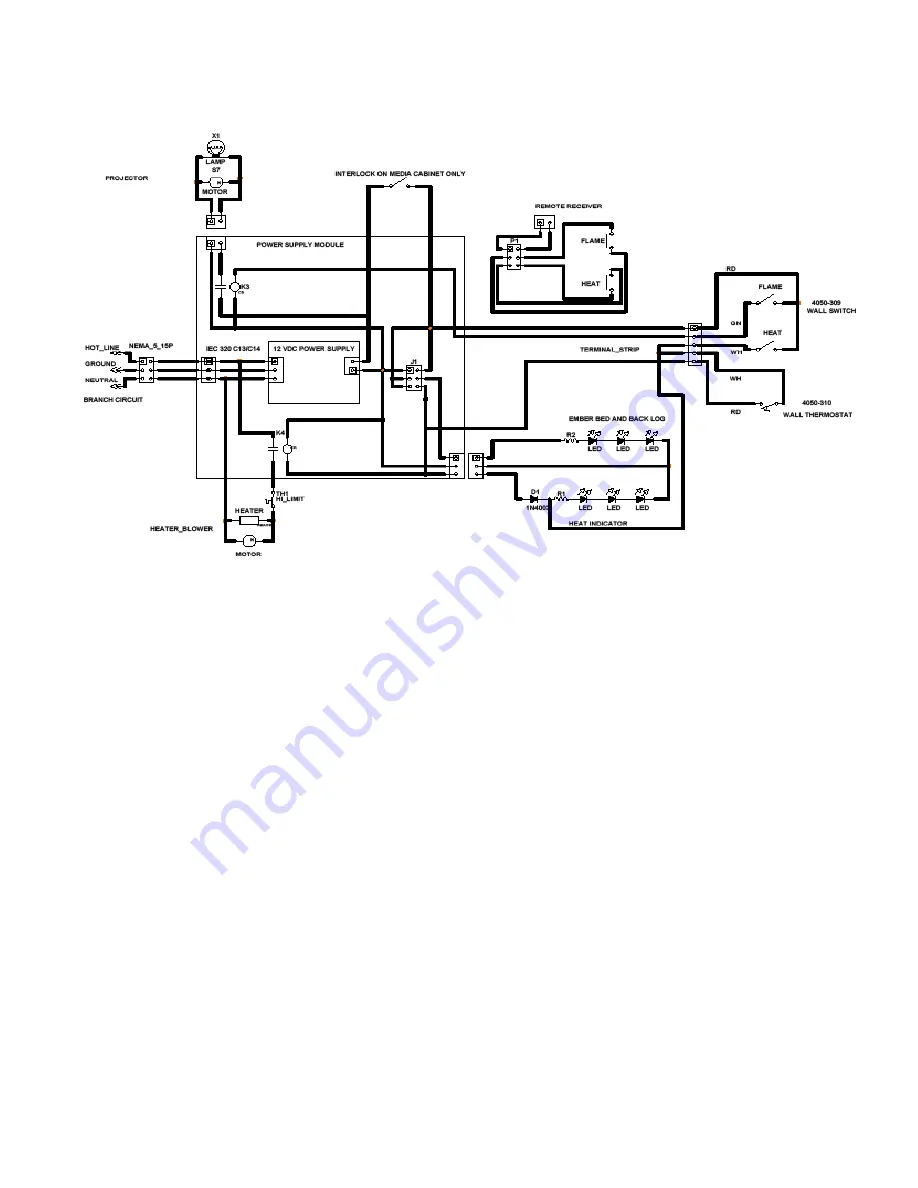 Hearth home SFE-MEDIA26-BK Installation Instructions And Operating Manual Download Page 6