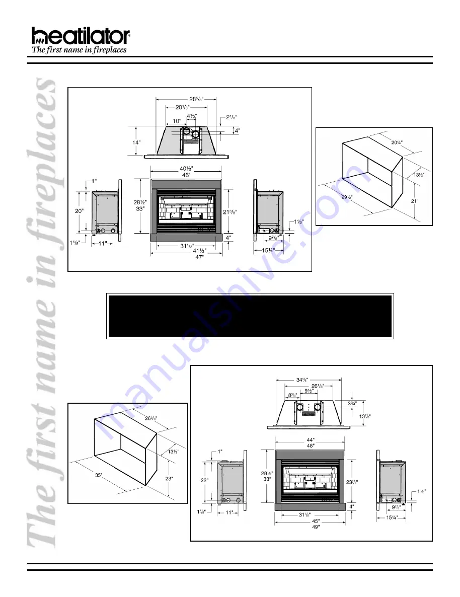 Hearth Technologies Heatilator NOVi30 Скачать руководство пользователя страница 4