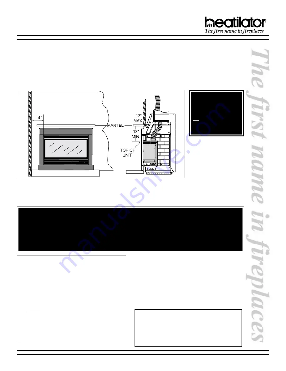 Hearth Technologies Heatilator NOVi30 Скачать руководство пользователя страница 5