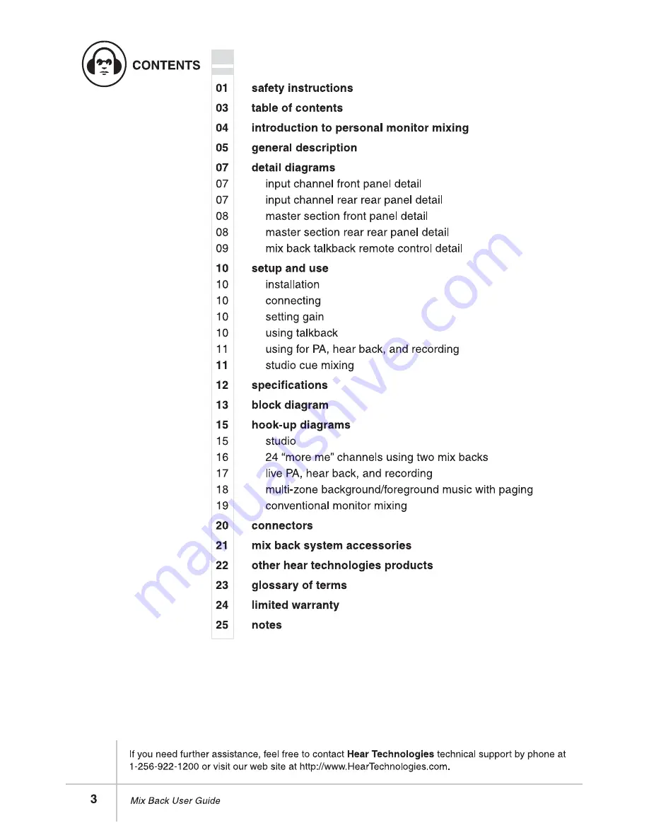 Hearth Technologies mix back User Manual Download Page 4