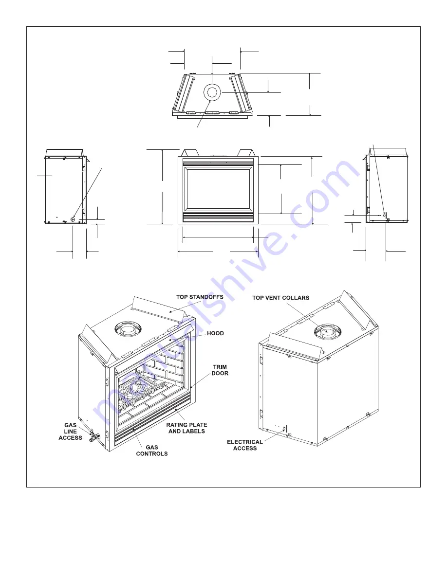 Hearth Technologies Royal Fireplaces R-5500RHT Скачать руководство пользователя страница 6