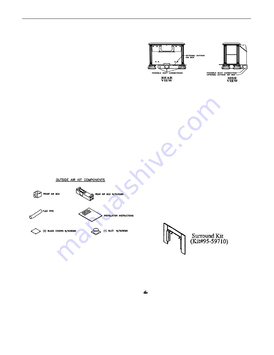 HearthStone Homestead 8570F Owner'S Manual Download Page 9