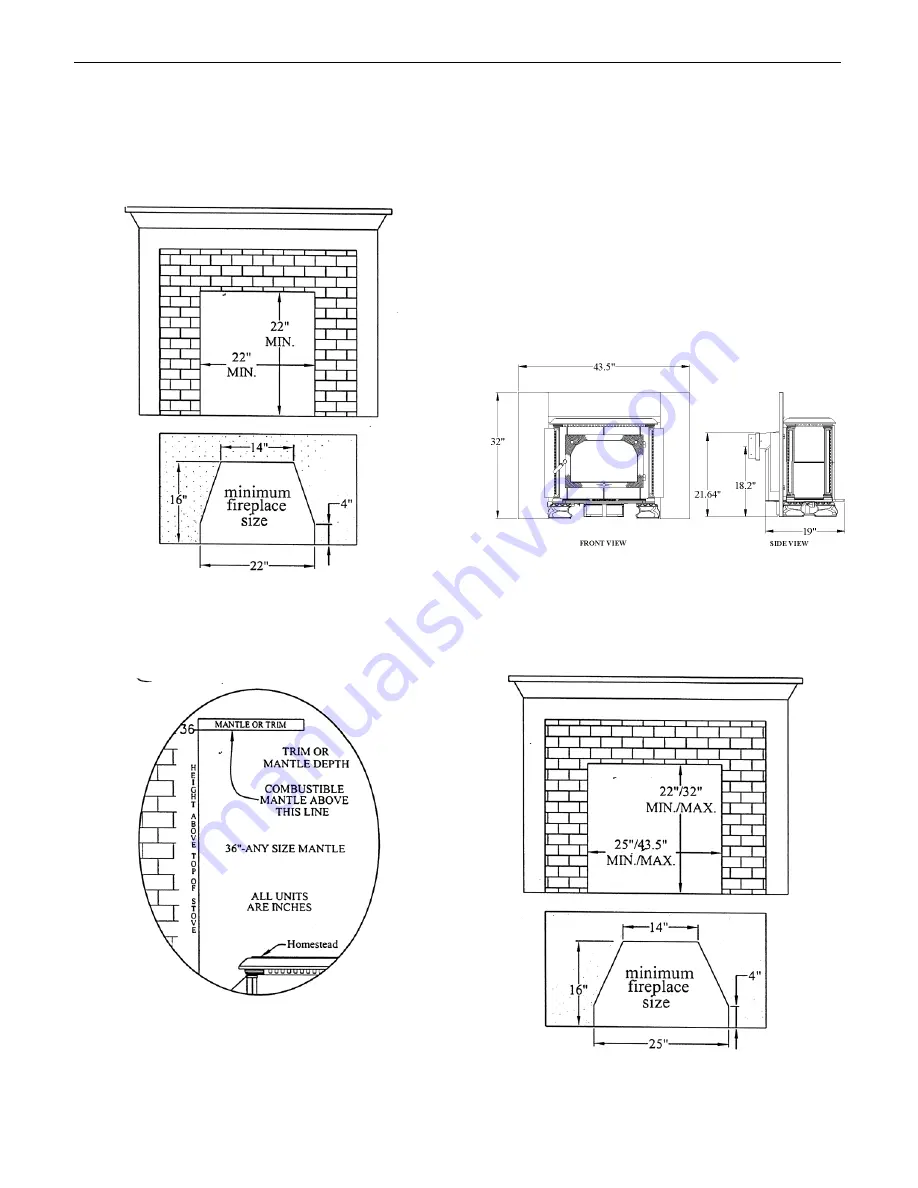 HearthStone Homestead 8570F Owner'S Manual Download Page 12