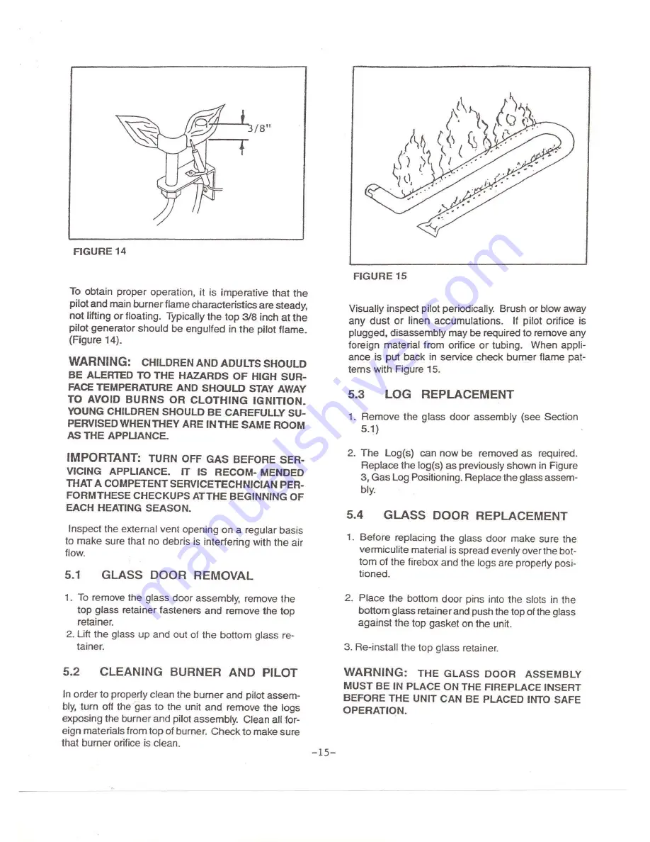 Heat & Glo 4000INS Installation And Operation Instructions Manual Download Page 16