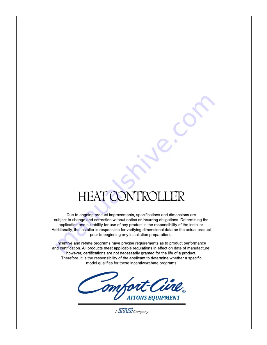 Heat Controller A-DVC09SD-0 Скачать руководство пользователя страница 52