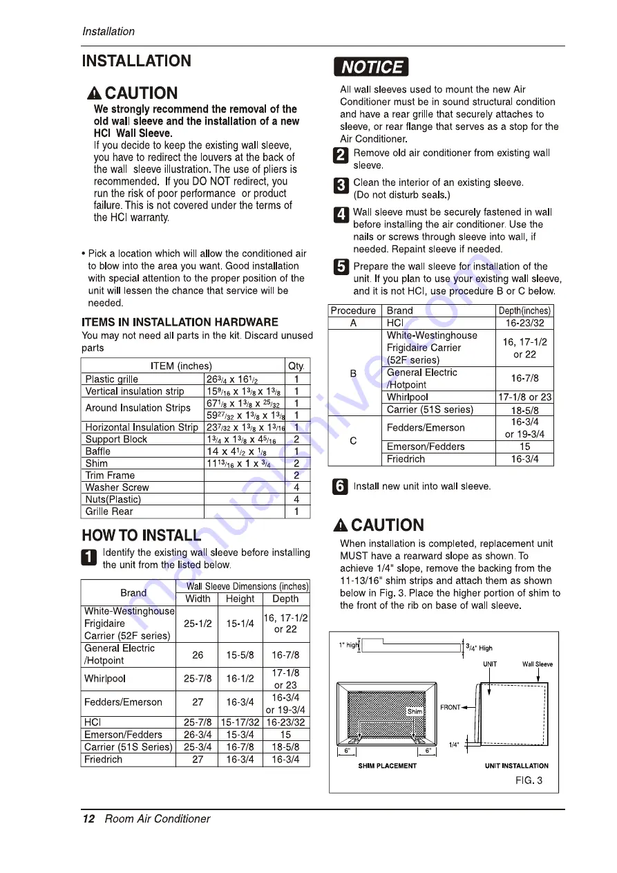 Heat Controller Comfort-Aire BG-101A Скачать руководство пользователя страница 12