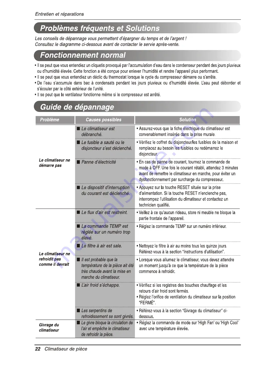 Heat Controller Comfort-Aire BG-101A Owner'S Manual Download Page 46