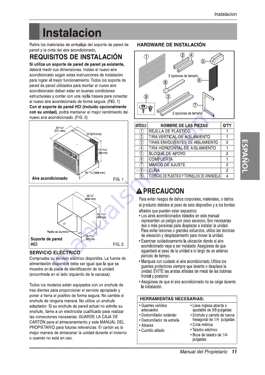 Heat Controller Comfort-Aire BG-101A Owner'S Manual Download Page 59