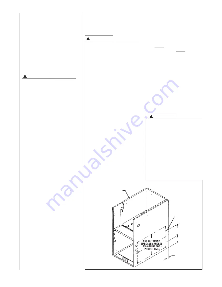 Heat Controller Comfort Aire GLUA105E5B Installation Instructions Manual Download Page 17