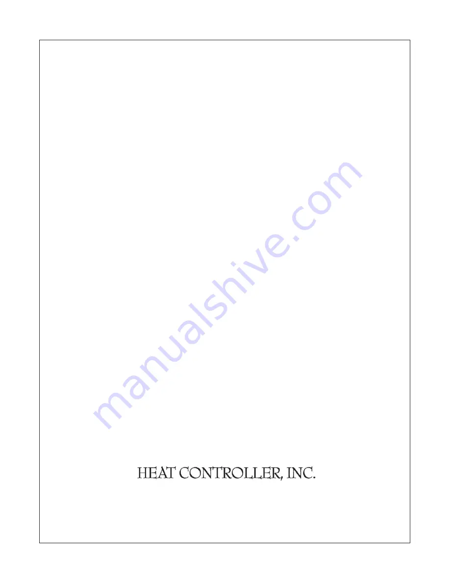 Heat Controller HRE1318-1A Installation And Operation Manual Download Page 32