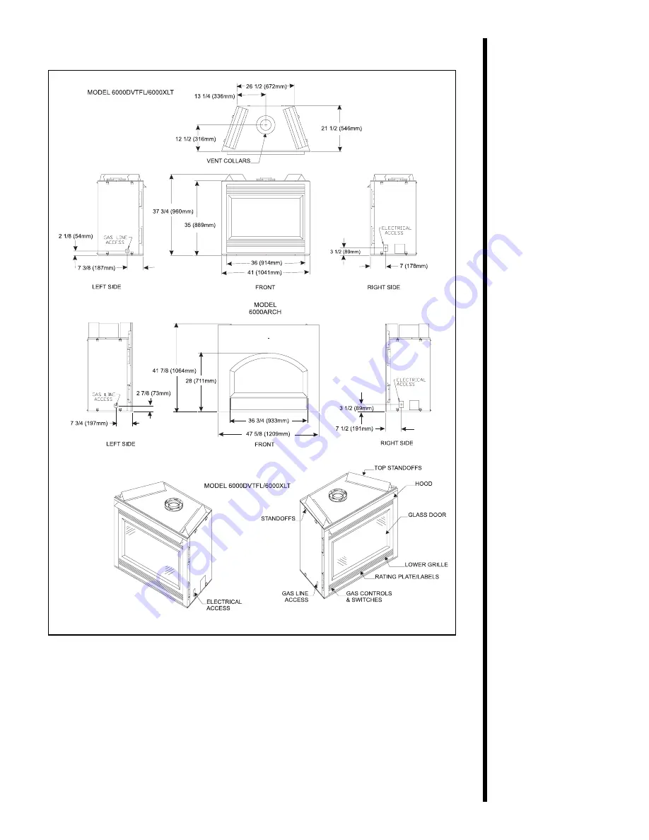 Heat-N-Glo 6000 DVTFL Installer'S Manual Download Page 7