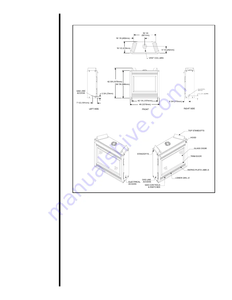 Heat-N-Glo 6000 DVTFL Installer'S Manual Download Page 8