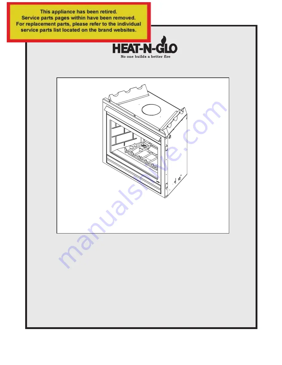 Heat-N-Glo 6000TRS-AU Installation And Operation Instructions Manual Download Page 1