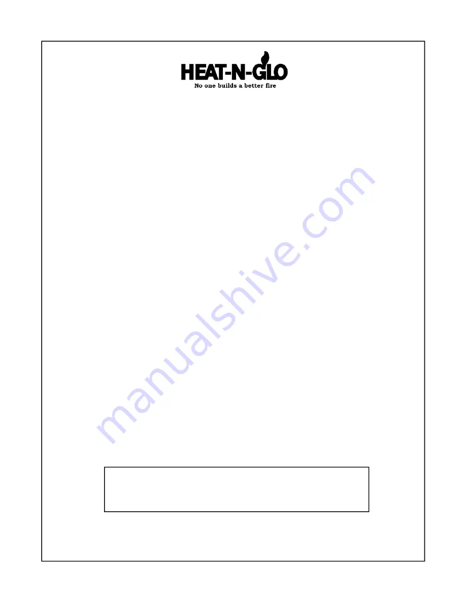 Heat-N-Glo 6000TRS-AU Installation And Operation Instructions Manual Download Page 2