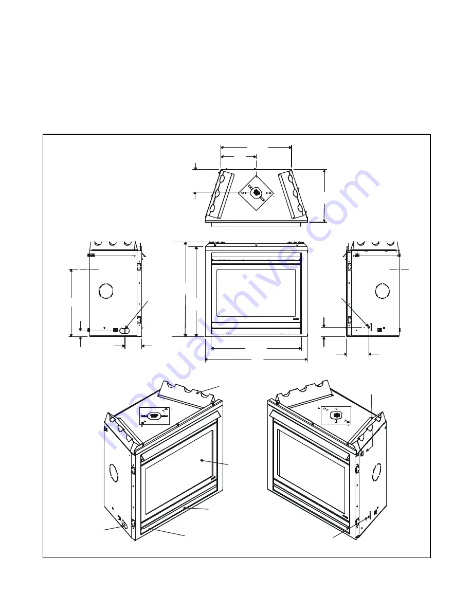 Heat-N-Glo 6000TRS-AUB Assembly, Installation And Operation Instructions Download Page 4