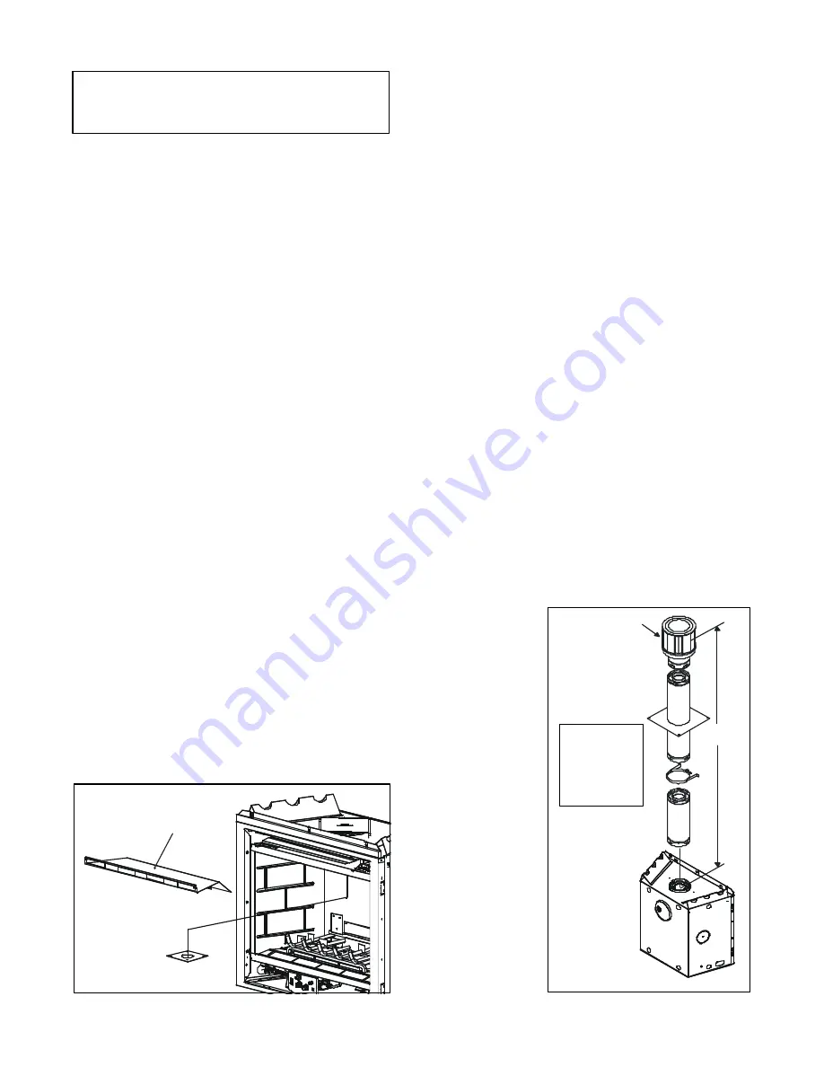 Heat-N-Glo 6000TRS-AUB Assembly, Installation And Operation Instructions Download Page 8