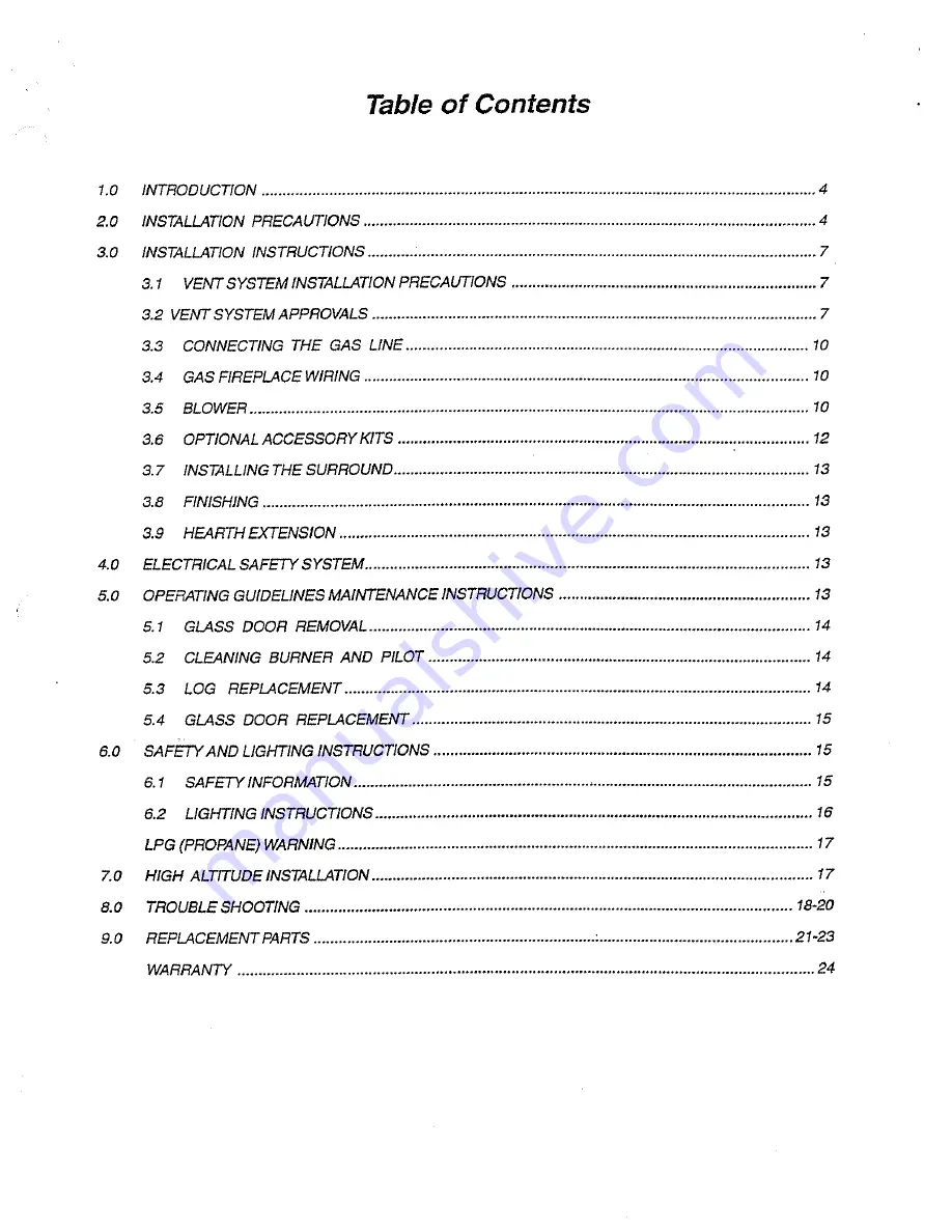 Heat-N-Glo AT-Insert Installation And Operation Instructions Manual Download Page 2