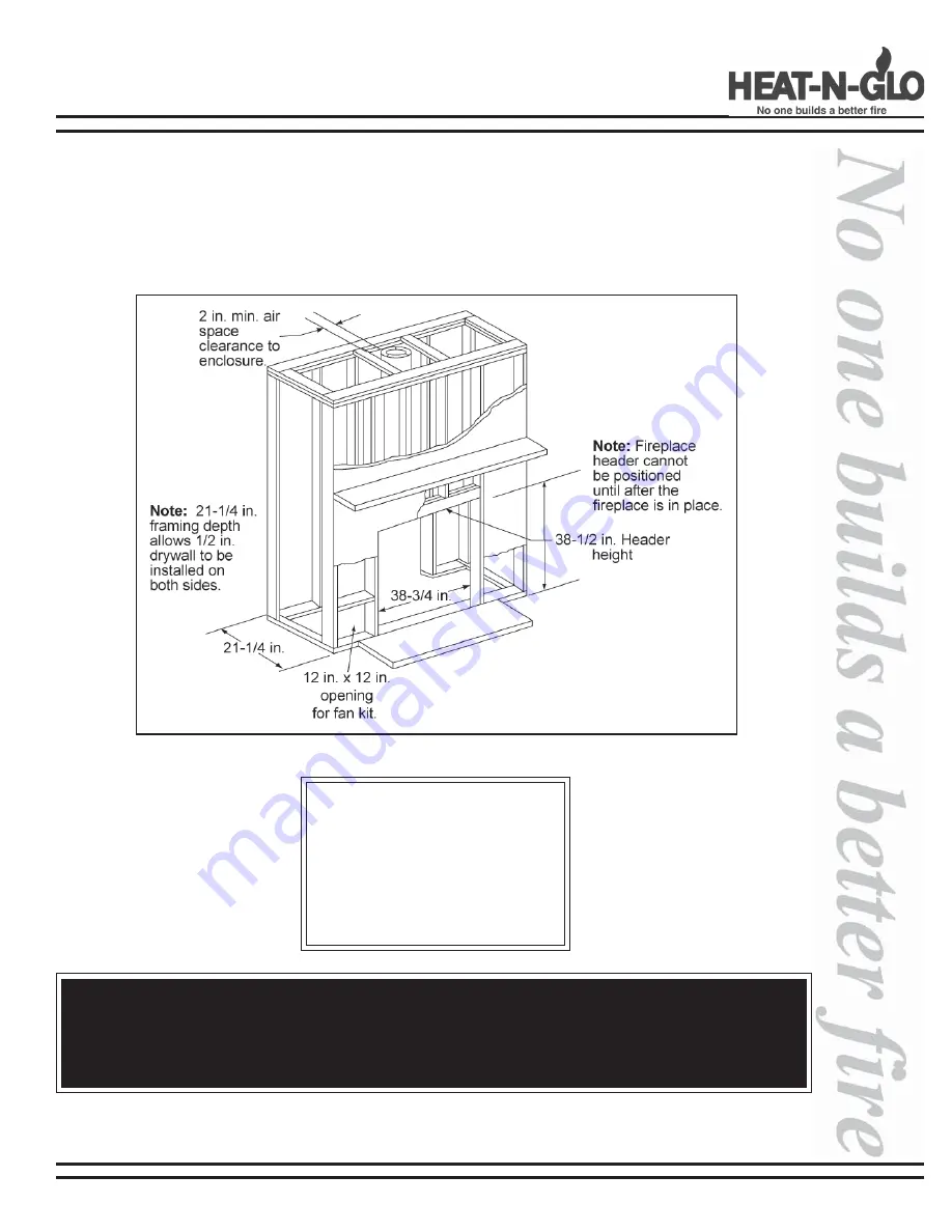 Heat-N-Glo HST-38ND Installation & Operating Instructions Manual Download Page 11