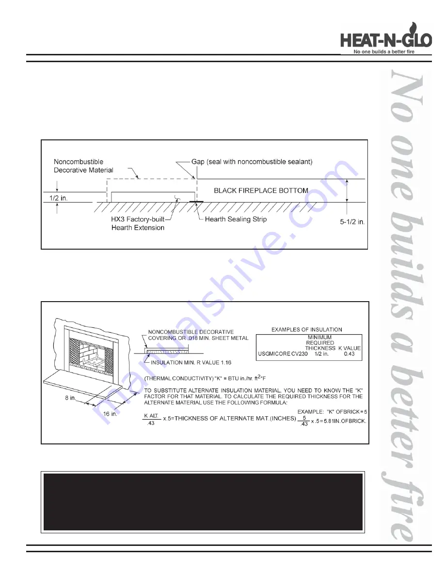 Heat-N-Glo HST-38ND Installation & Operating Instructions Manual Download Page 21