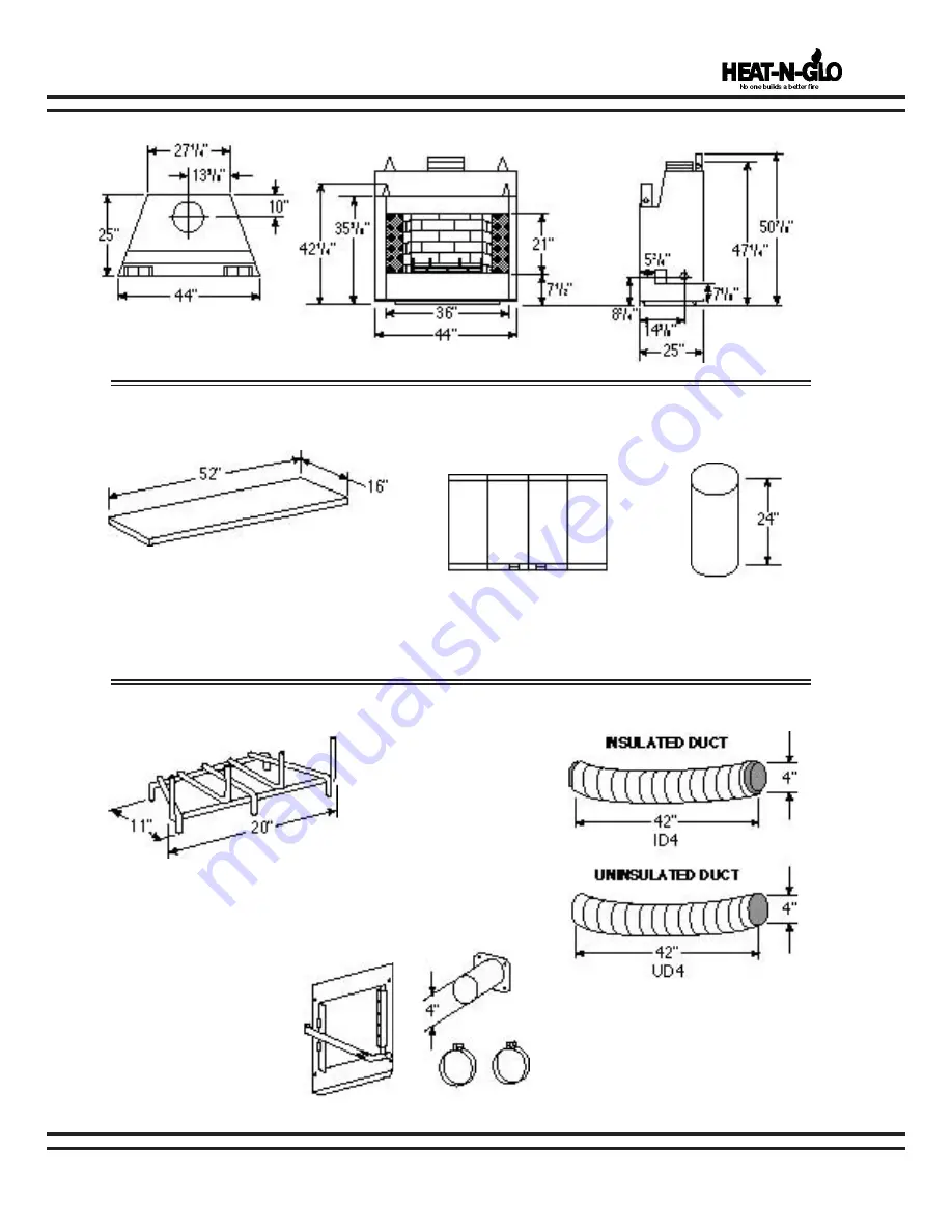 Heat-N-Glo RHW-44 Installation & Operating Instructions Manual Download Page 5