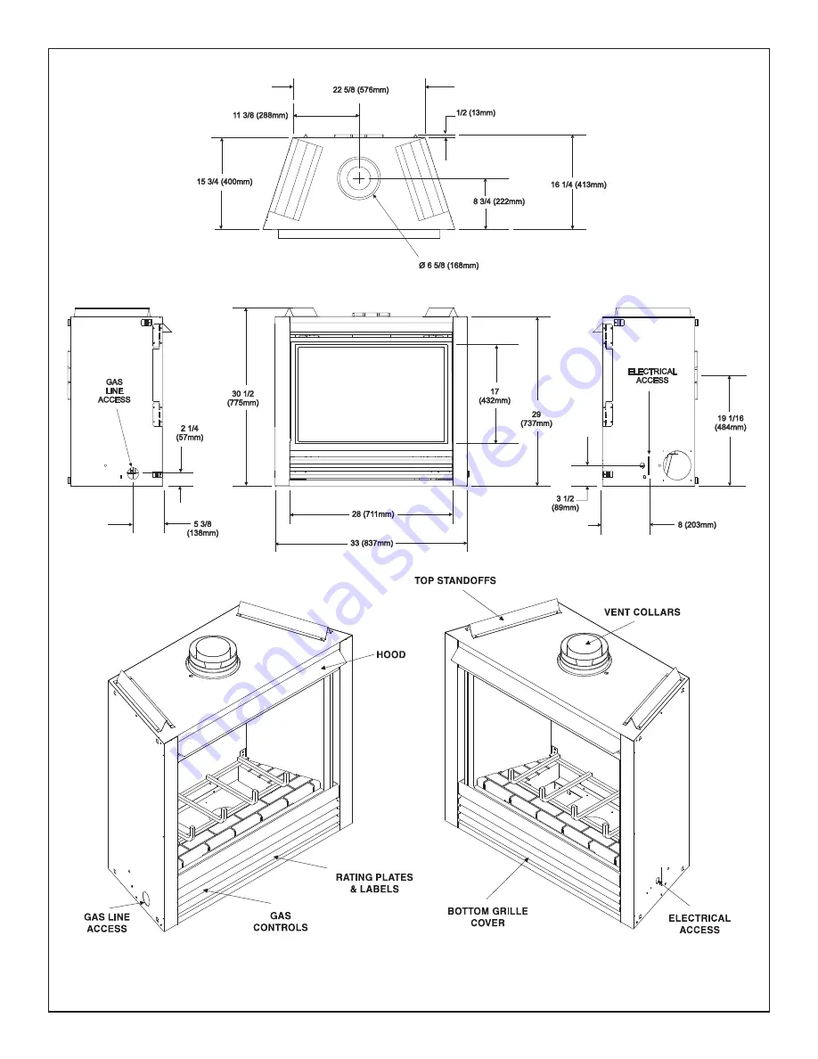 Heat-N-Glo SL-350DVT Installer'S Manual Download Page 7