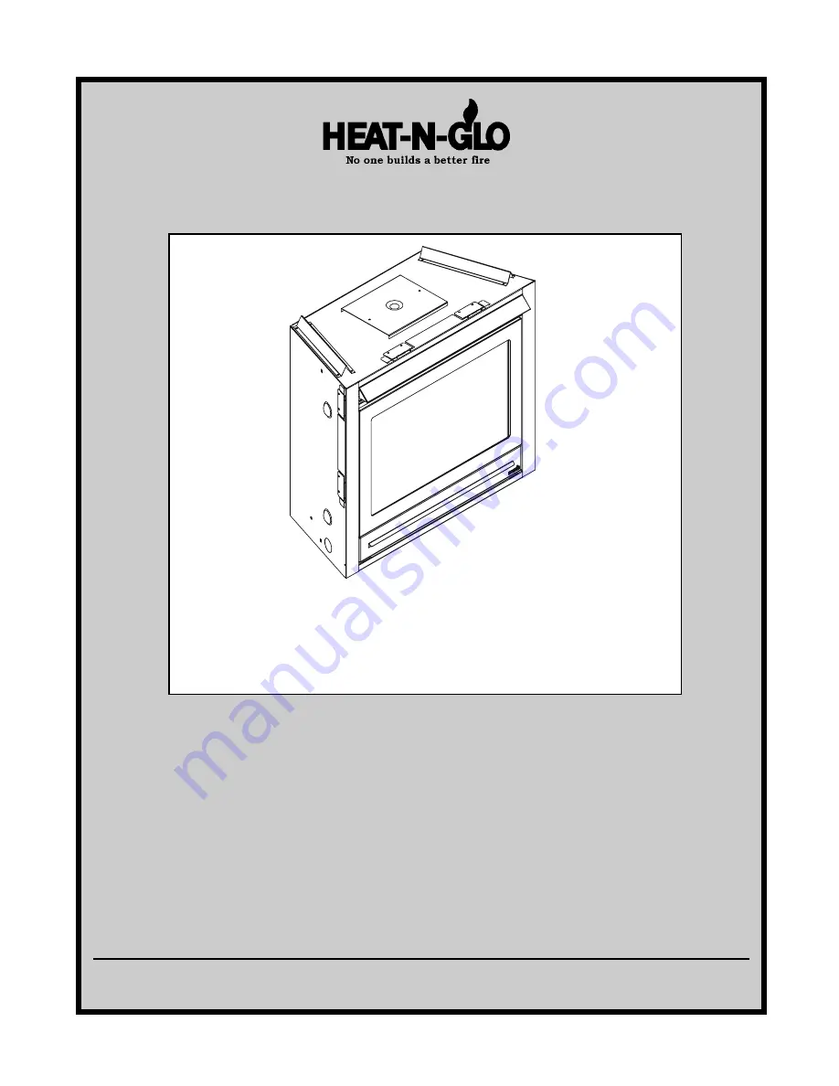 Heat-N-Glo SL-550TRS-AUC Installation And Operation Instructions Manual Download Page 1