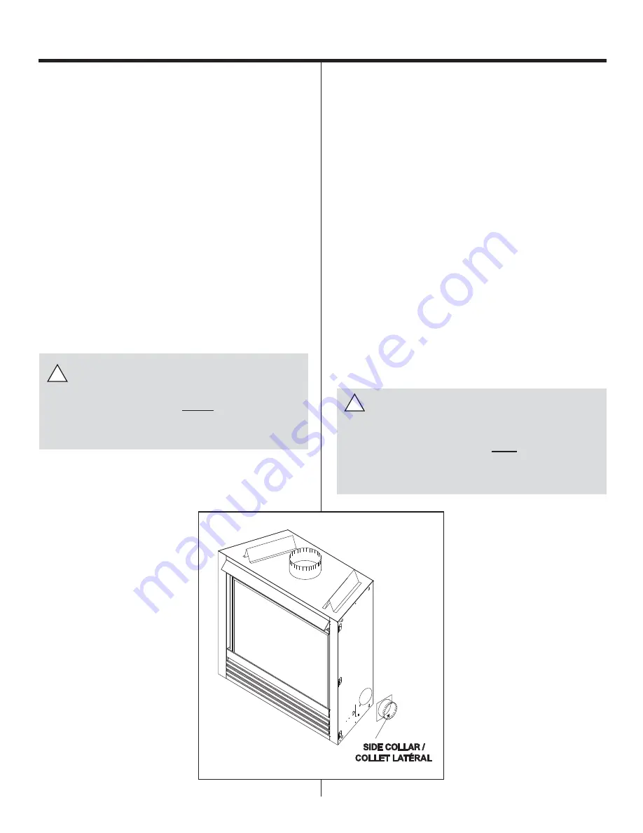 Heat-N-Glo SL-550TV Installer'S Manual Download Page 13