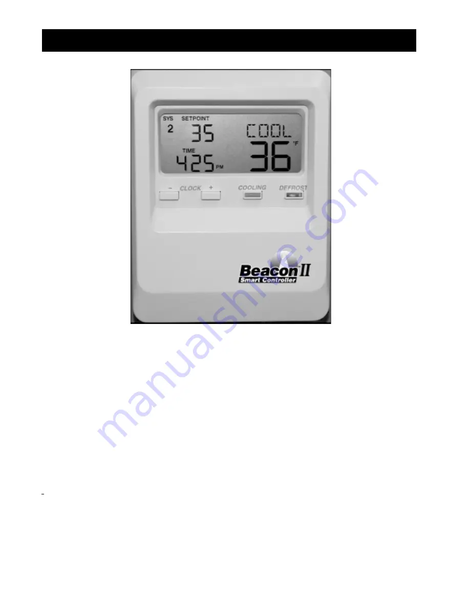 Heatcraft Refrigeration Products BEACON II SMART CONTROLLER H-IM-80C Installation And Operation Manual Download Page 2