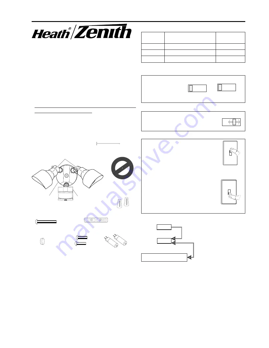 Heath Zenith DUAL BRITE SL-5597 Quick Start Manual Download Page 9