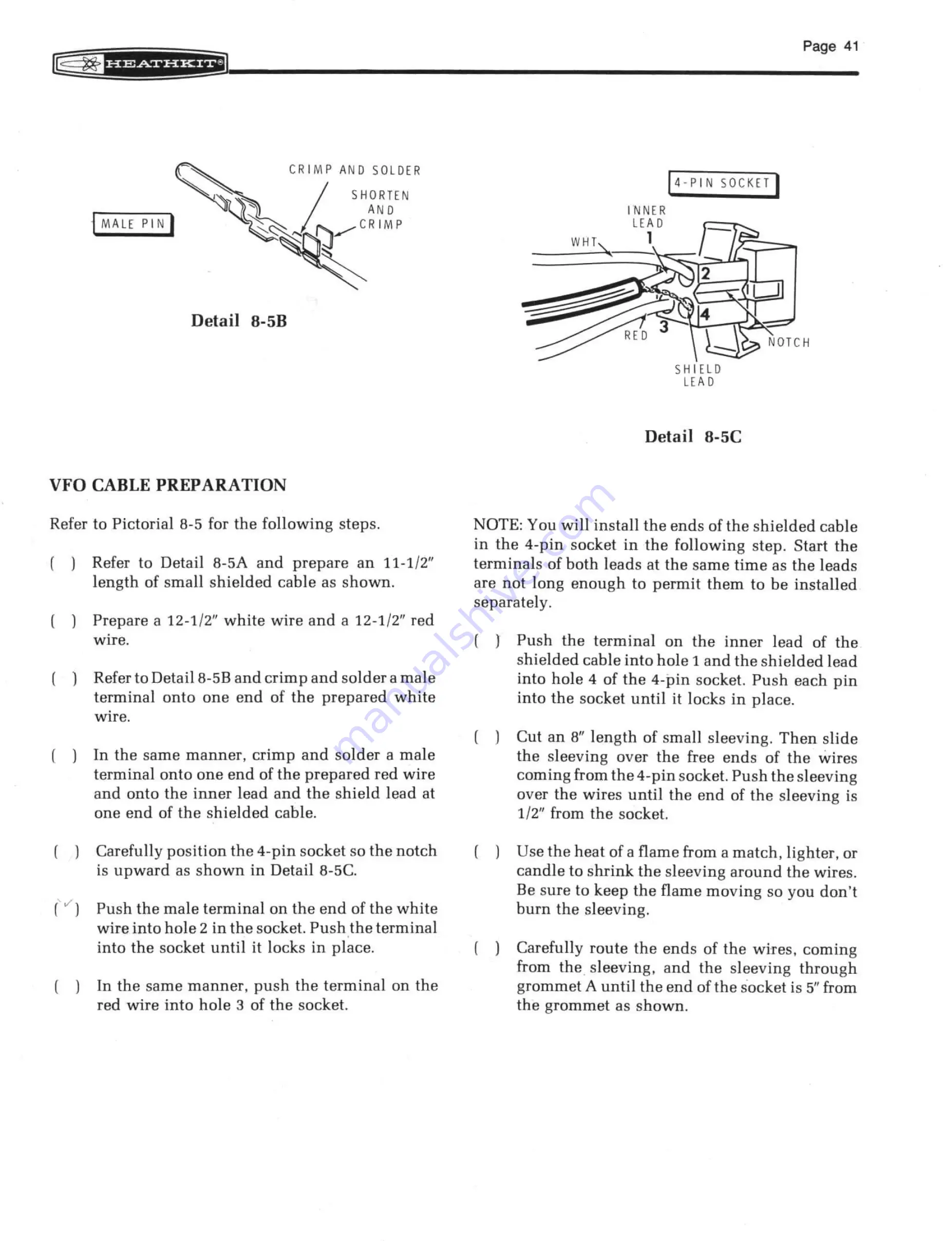 Heath Heathkit SB-644A Manual Download Page 43