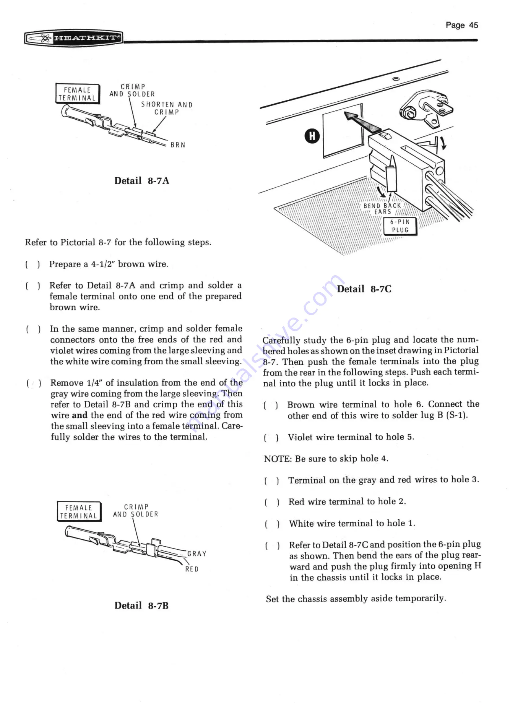 Heath Heathkit SB-644A Manual Download Page 47