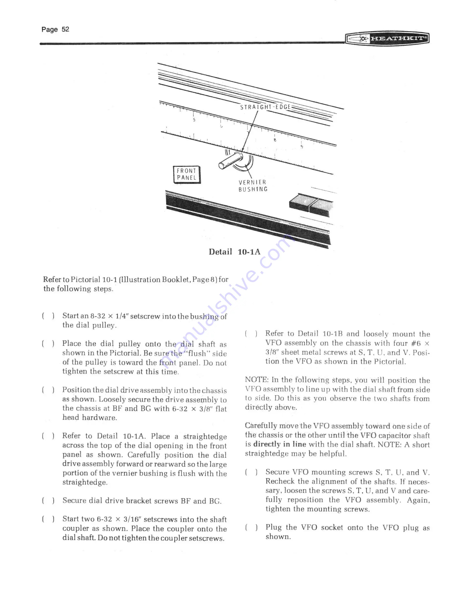 Heath Heathkit SB-644A Manual Download Page 54