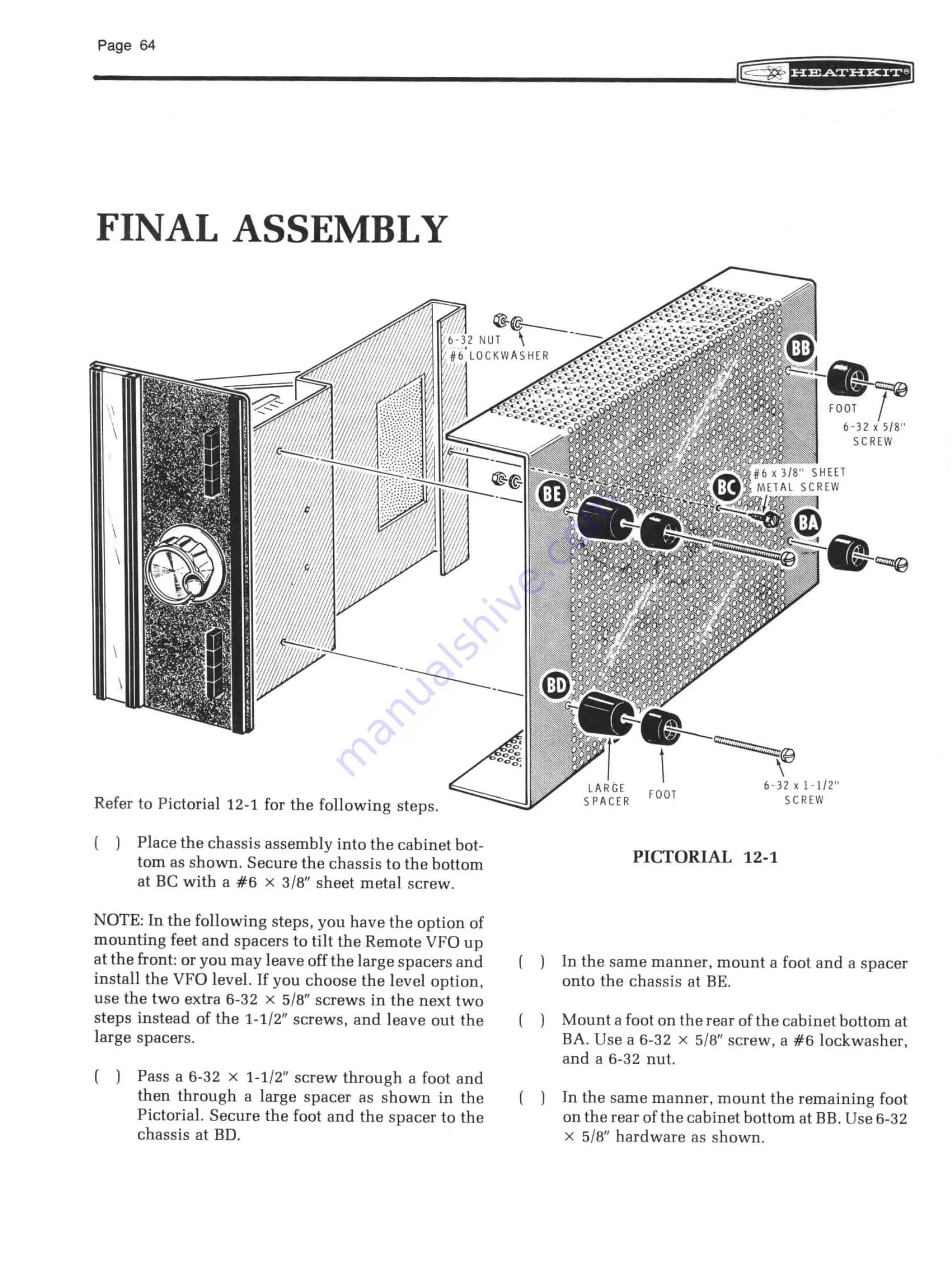 Heath Heathkit SB-644A Manual Download Page 66