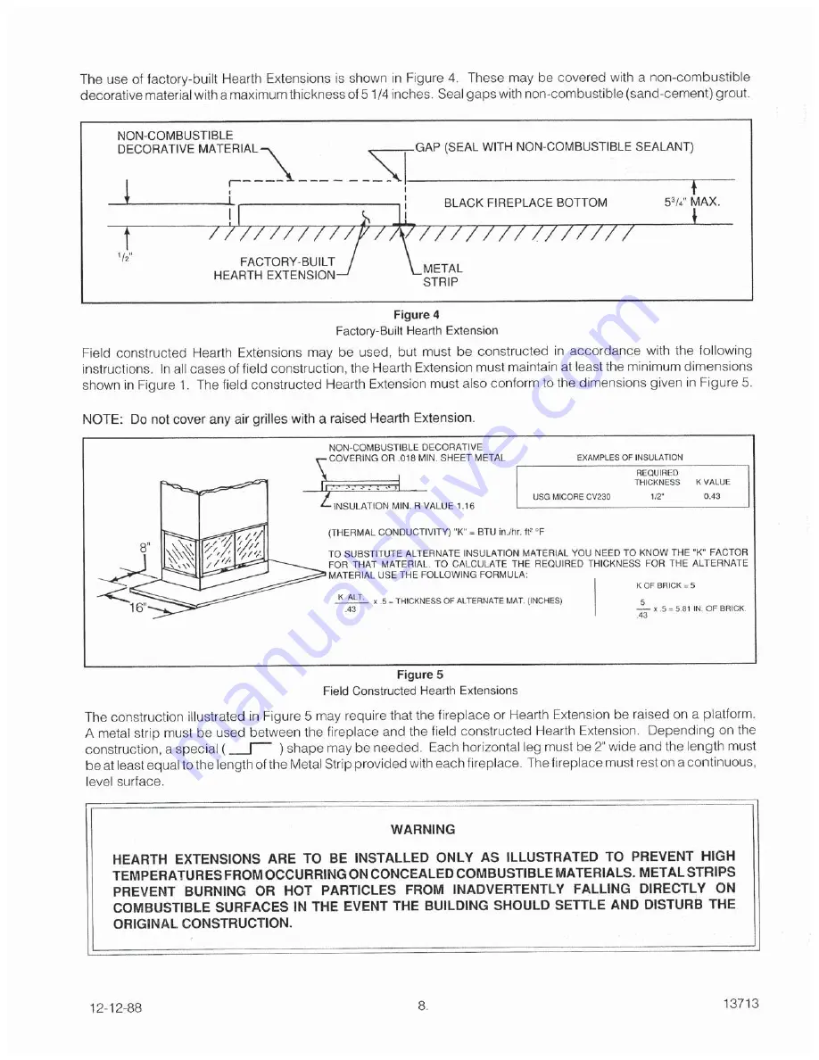 Heatilator CH76A Скачать руководство пользователя страница 8