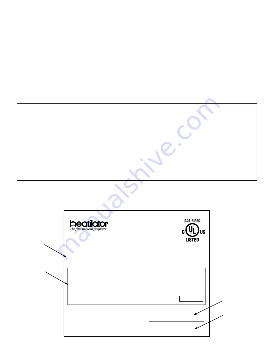 Heatilator CNXT4236IH-D Скачать руководство пользователя страница 2