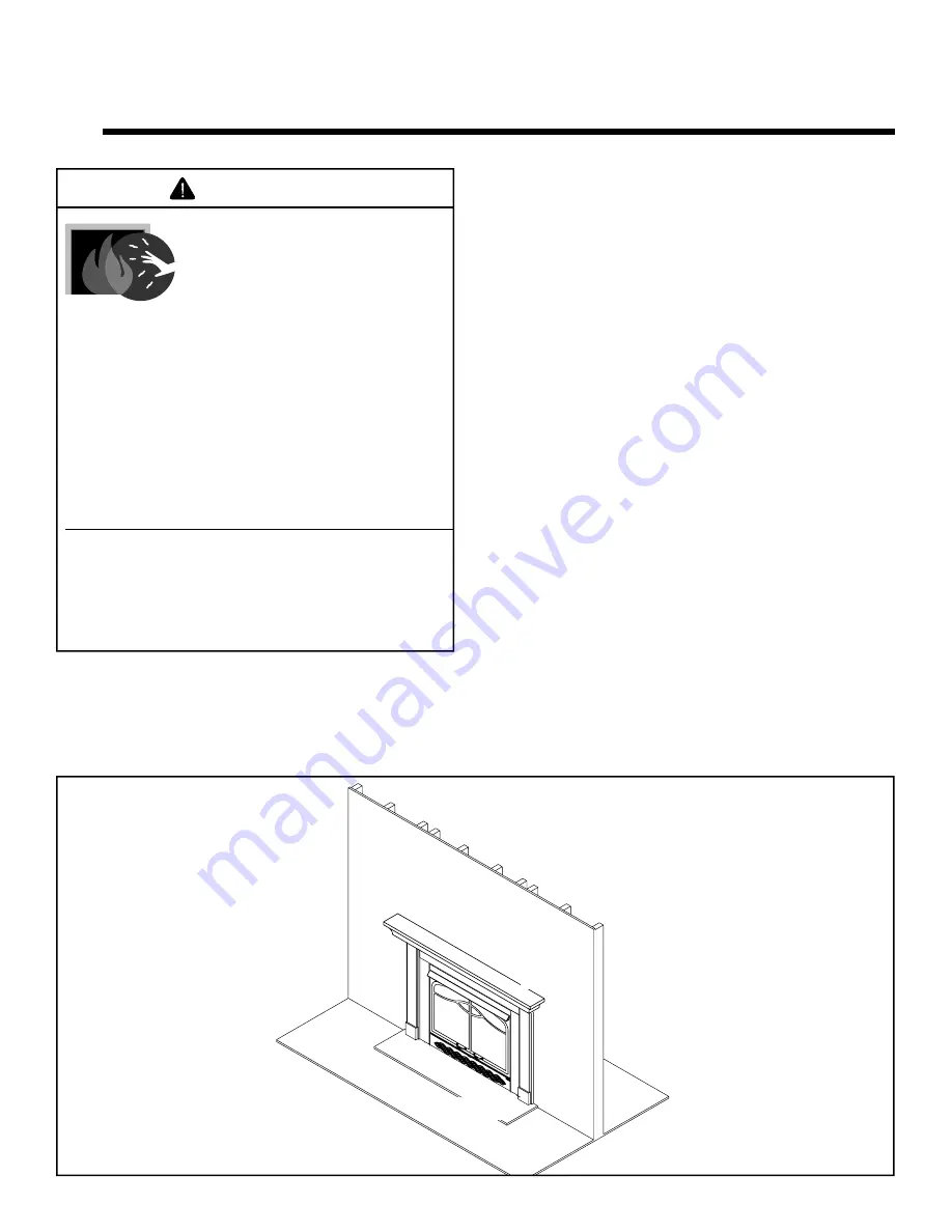 Heatilator Direct Vent Gas Appliance CNXT4236IH Owner'S Manual Download Page 9